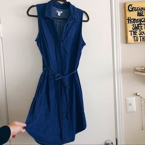 Sleeveless Denim dress